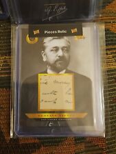 2023 Pieces of the Past Founders Edition Gustave Eiffel Hand Written Relic picture