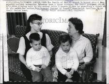 1963 Media Photo Family of Robert Gaynor have a quiet birthday for their child picture