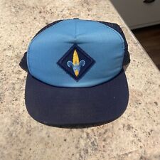 Vintage 1990s Boy Scouts of America Webelos Truckers Cap Made In The USA picture
