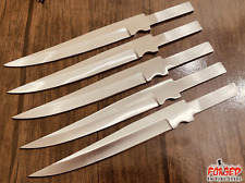 LOT OF 5PCS HUNTING KNIFE BLANK BLADES JAPANESE STAINLESS STEEL CAMPING HIKING picture