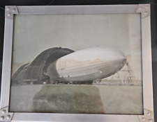 USS Akron ZRS-4  US Navy Airship Photo in Duralumin Frame Margaret Bourke-White picture