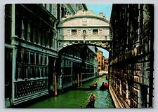 c1982 Ducal Palace Bridge of Sighs VENICE Italy 4x6