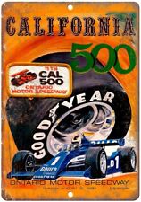 California 500 Ontario Motor Speedway Reproduction Metal Sign A565 picture