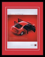ORIGINAL Vintage 2004 Saturn ION Quad Coupe 11x14 Framed Advertisement picture