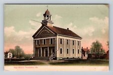 Thomaston ME-Maine, High School, Antique, Vintage Souvenir Postcard picture