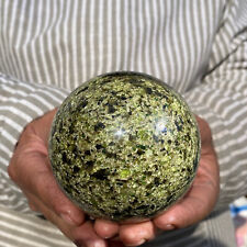 1025g Large Rare Natural Green Olivine Peridot Crystals Sphere Gemstone Healing picture