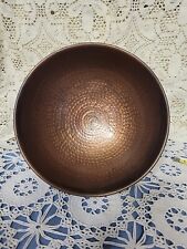 Hammered Copper Vintage Pedistal Bowl picture