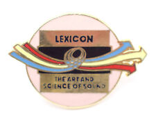 Lexicon The Art And Science Of Sound Vintage Lapel Pin picture