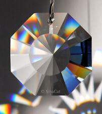 2pcs. 18mm Swarovski 6208-18 Sunburst Vintage Clear Crystal Pendant Prism picture