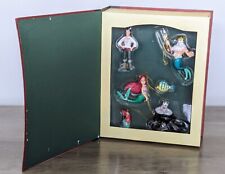 Disney Storybook Collection Little Mermaid Boxed Set of 6 Ornaments Retired Set picture