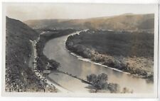 Elmira NY River Landscape View from Mountain House Hill Vintage Photo New York picture