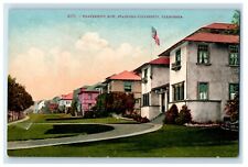 c1910's Fraternity Row Stanford University California CA Antique Postcard picture