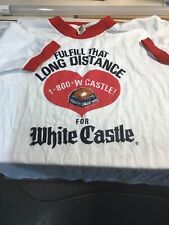 Vintage White Castle Restaurant T-Shirt Fulfill That Long- M 38-40 New Old Stock picture