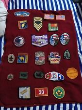 Lot Of 23 Patches Military And Boy Scout BSA Vintage Desert Storm USA Army  picture