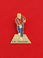 VINTAGE 4C PETANQUE C.B TOULOUSE PIN'S PINS LAPEL PIN  picture