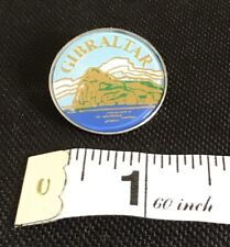 Isle Of Gibraltar Souvenir Vintage Badge picture
