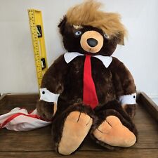 Trumpy Bear Deluxe With American Flag Cape 24 Inch Plush Stuffed Donald Trump picture