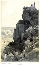 ERNEST C PEIXOTTO Causse de Gramat ROCAMADOUR Forgotten Pilgrimage 1901 Article picture