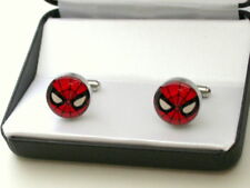 Marvel Comics Amazing Spider-Man Bubble & Metal Cuff Links New NOS + Gift Box  picture