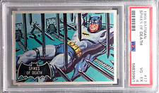 Vintage 1966 Topps Batman Trading Card #52 Spikes of Death PSA 4 picture