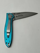 1660TEAL Kershaw Leek Pocket Knife plain Blade assisted Teal scale NEW picture