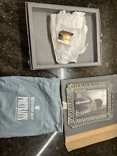 Waterford Crystal LISMORE Photo Frame w/ Black Velvet Back for 5x7 Photo NEW picture