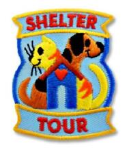 Girl Boy Cub SHELTER TOUR helper animal donation Patches Badge SCOUT GUIDE dog picture