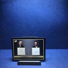 2024 Pieces Of The Past Washington And Lincoln Authentic Relics picture