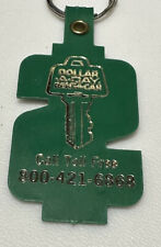 Vintage Dollar A Day Rent A Car Auto Rental Automotive Keychain Key Ring Chain picture