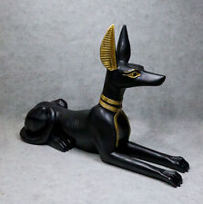 Large Ancient Egyptian Anubis Jackal Dog God Of The Underworld Statue 19.75