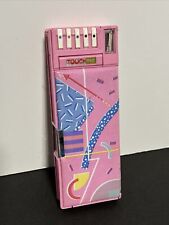 Vintage Flomo Pencil Case Anime Pink Decor KF-G725 Touch 5 & 5 Magnetic RARE picture