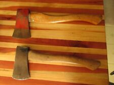 Vintage Lot of 2 Hatchets One Stanley & One Unknown Carpenter Toolbox Find picture