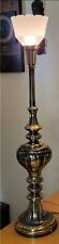 Vintage Hollywood Regency MCM Regency Rembrant Table Lamp Brass Torchiere picture