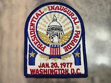 JIMMY CARTER PRESIDENTIAL INAURURAL PARADE PATCH JAN 20 1977 WASHINGTON DC picture