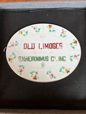 RARE Antique Limoges Porcelain Sign SH Heironimus Co INC Cornet France picture