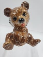 VTG Teddy Bear Brown Ceramic Figurine Goebel Germany NICE picture