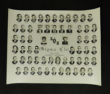 1961 1962 UNIVERSITY of CHATTANOOGA SIGMA CHI FRATERNITY PHOTO LARGE ORIGINAL picture