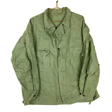 Vintage Us Military 13 Star Fatigue Shirt Jacket Size 2XL Green 40s 50s picture