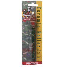 Vintage 1996 NOS Sealed Santa Claus Ceramic Roller Pen Stocking Stuffer Pentech picture