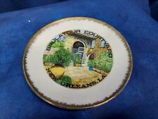 Vintage Collector's Plate Of Brulatour Courtyard New Orleans, LA  picture