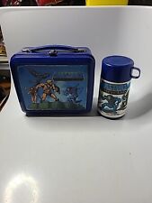 Vintage 1983 Masters of The Universe Aladdin He-man Plastic Lunch Box w/ Thermos picture