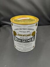 John McCann's Irish Oatmeal Empty Tin 28 oz picture
