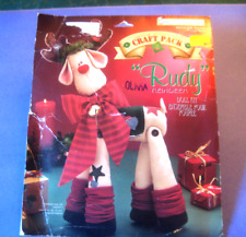 Daisy Kingdom KIT Christmas toy decoration Rudy Reindeer vtg 90s unopened picture