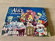 1953 Complete Set Rare Danish Alice in Wonderland FOSKA Trading Cards Album picture