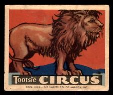 1933 R152 Tootsie Circus #18 The Lion VG/EX picture