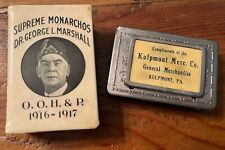 Antique Advertising Matchbox Holders (2) ASOP Sanctorum & Kulmont Merc. Co. picture