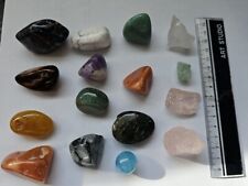 Mixed Lot of Tumbled Polished Stones And Crystal's - As Is Not Graded picture