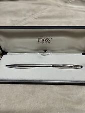Vintage NOS RARE Cross Classic Solid Sterling Silver Pen. With Original Box picture