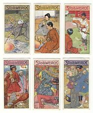 Stollwerck 1906 Group 386 Momotaro set of 6 cards VG picture