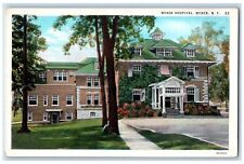 c1940's Nyack Hospital Exterior View Nyack New York NY Unposted Vintage Postcard picture